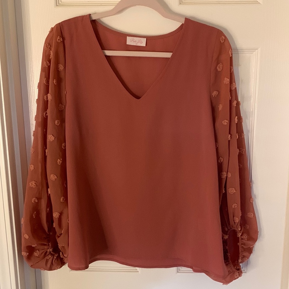 Pink Lily Blouse!
